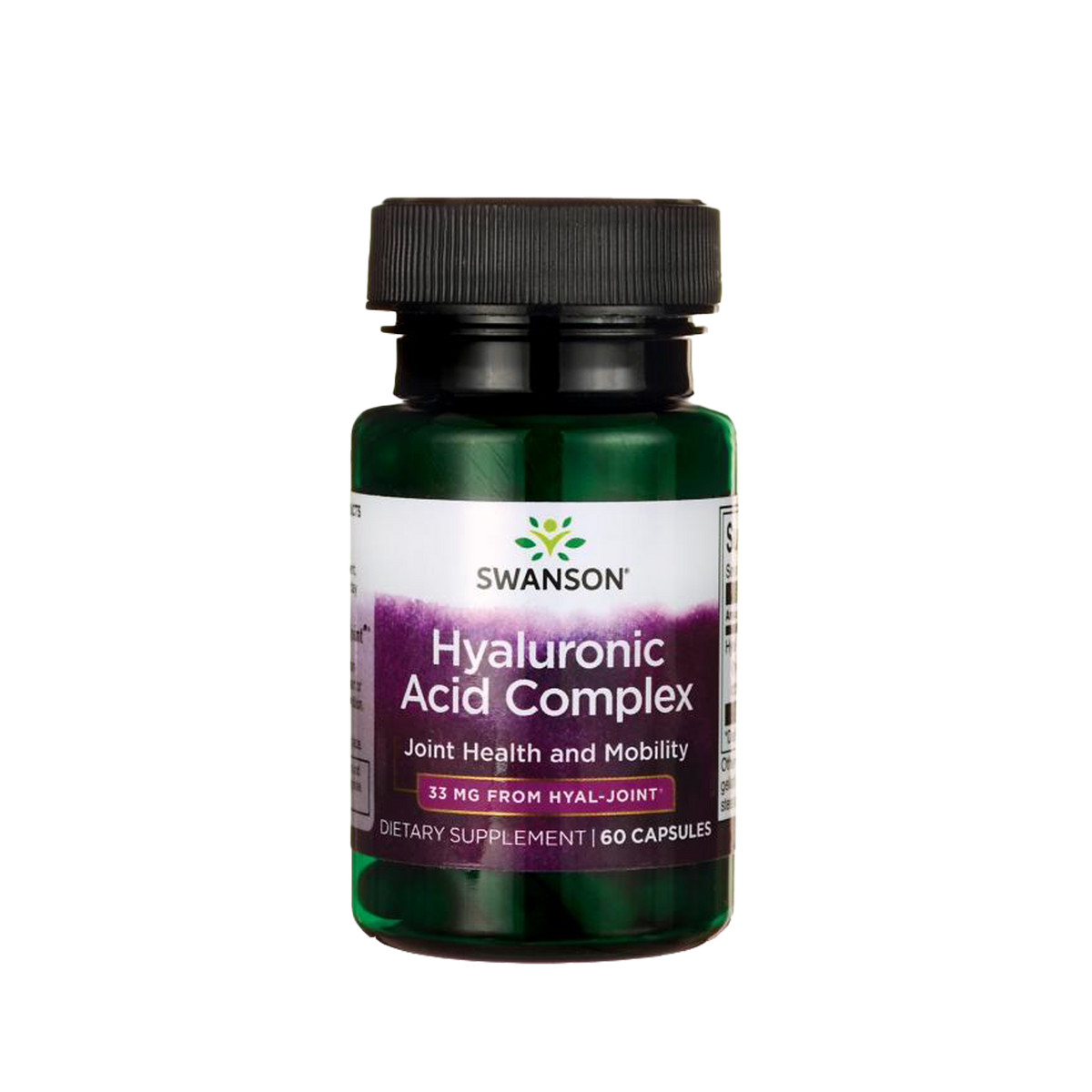 Swanson Hyaluronic Acid Complex Hyal-Joint hyaluronihappo kollageeni 33mg 60 kapselia ravintolisä TerveysVoima verkkokaupasta