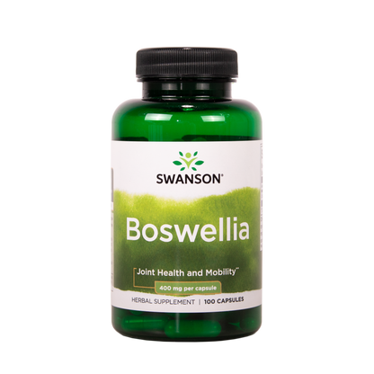 Swanson Boswellia serrata 400 mg 100 kapselia kumihartsi ravintolisä TerveysVoima verkkokaupasta