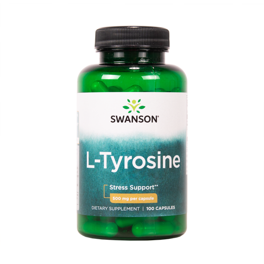 SWANSON L-Tyrosiini 500mg 100 kapselia TerveysVoima verkkokaupasta