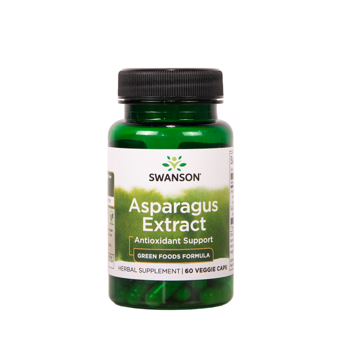 Swanson Asparagus Extract parsauute 60 kasviskapselia ravintolisä TerveysVoima verkkokaupasta