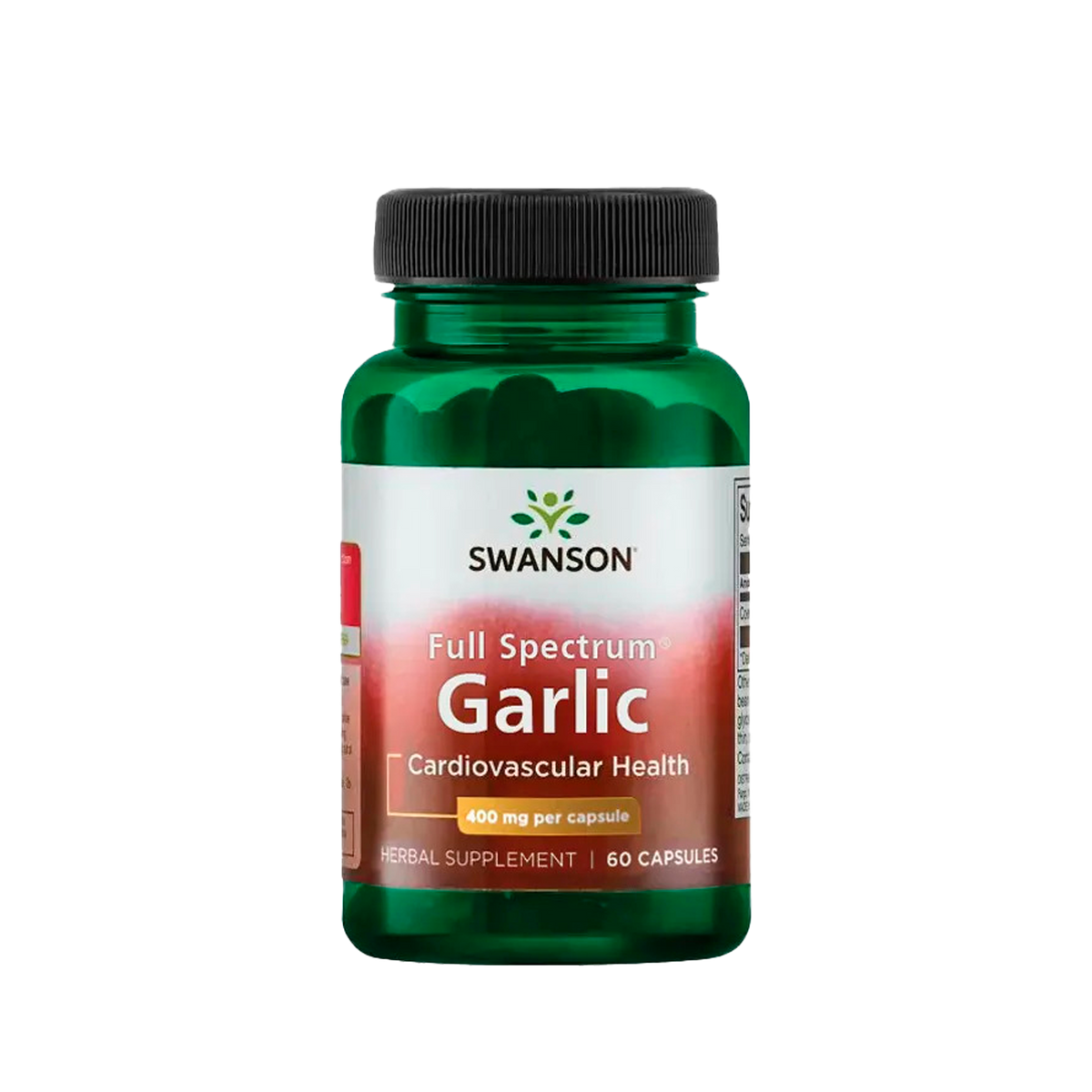 Swanson Full Spectrum Garlic valkosipuli 400mg 60 kapselia yrttivalmiste TerveysVoima verkkokaupasta