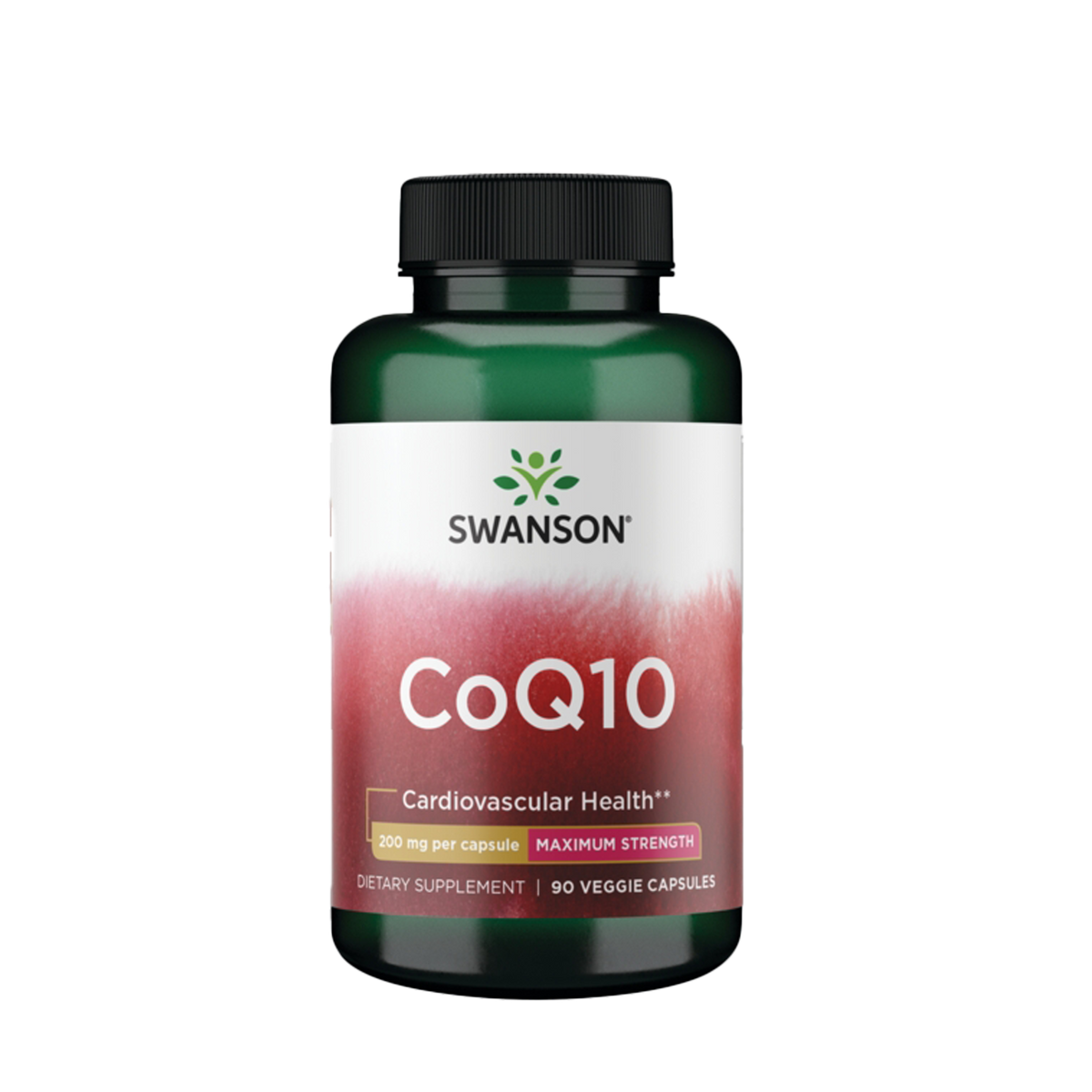 Swanson CoQ10 200mg koentsyymi Q10 ubikinoni 90 kapselia ravintolisä TerveysVoima verkkokaupasta