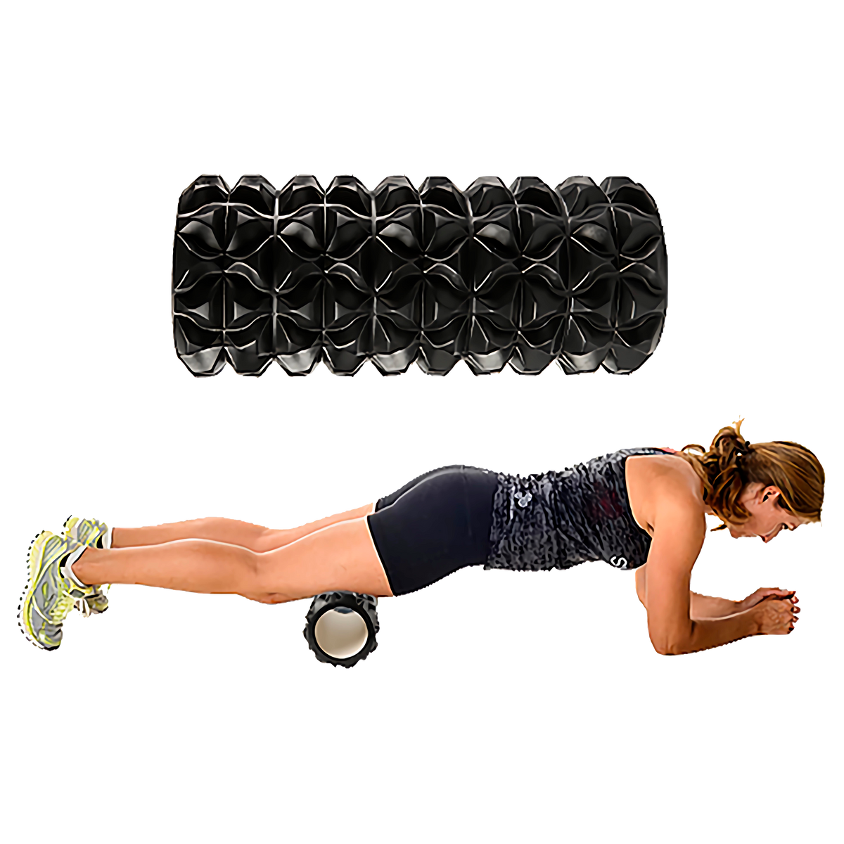 TerveysVoima hierontarulla 33cm foam roller lihasten palautumiseen ja rentoutukseen TerveysVoima verkkokaupasta