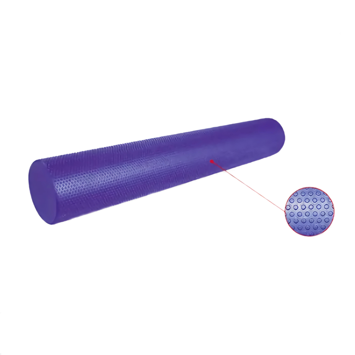 Violetti TerveysVoima pilatesrulla 60cm EVA-materiaalista hierontaan ja liikkuvuusharjoitteluun