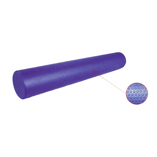 Violetti TerveysVoima pilatesrulla 60cm EVA-materiaalista hierontaan ja liikkuvuusharjoitteluun