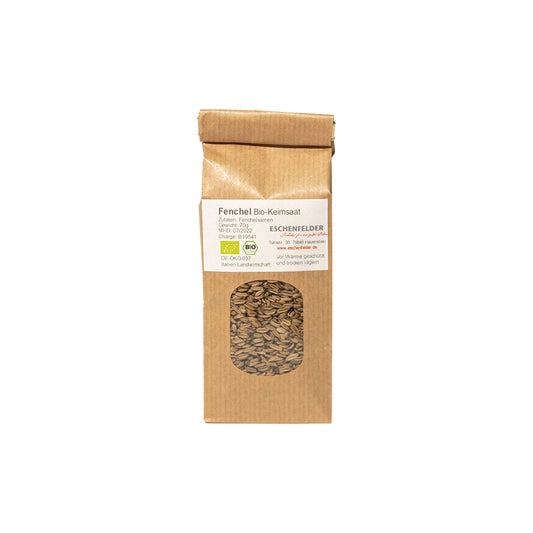 Eschenfelder fenkoli siemenet luomu 70g - aromaattiset idut K-vitamiinia ja kalsiumia TerveysVoima verkkokaupasta